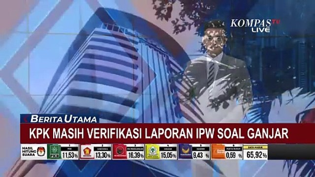 KPK Masih Verifikasi Laporan IPW soal Dugaan Gratifikasi Ganjar dari Bank Jateng