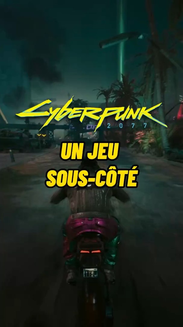 ⁣Cyberpunk 2077 est un jeu sous-côté
