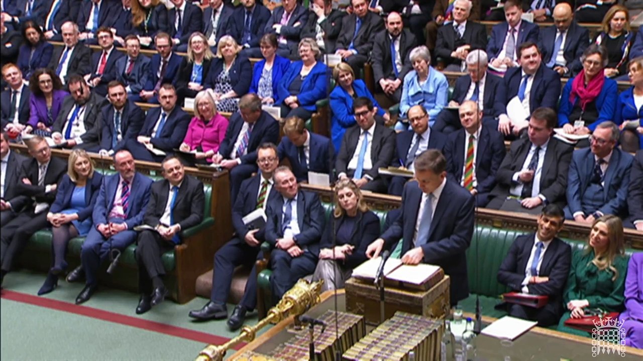 Watch Chancellor Jeremy Hunt's Spring Budget speech in full
