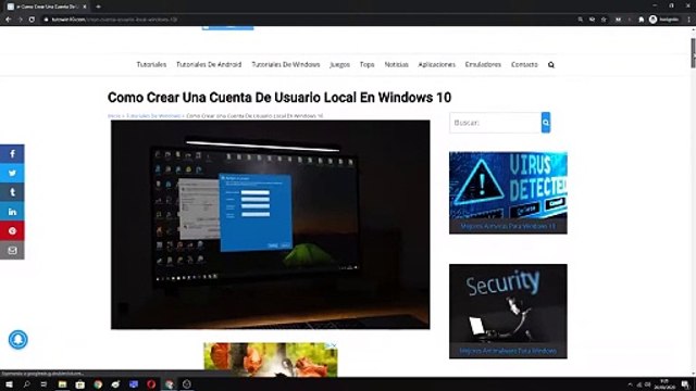 Como CREAR una CUENTA de USUARIO LOCAL en WINDOWS 10 Tutorial en ESPAÑOL FÁCIL y RÁPIDO