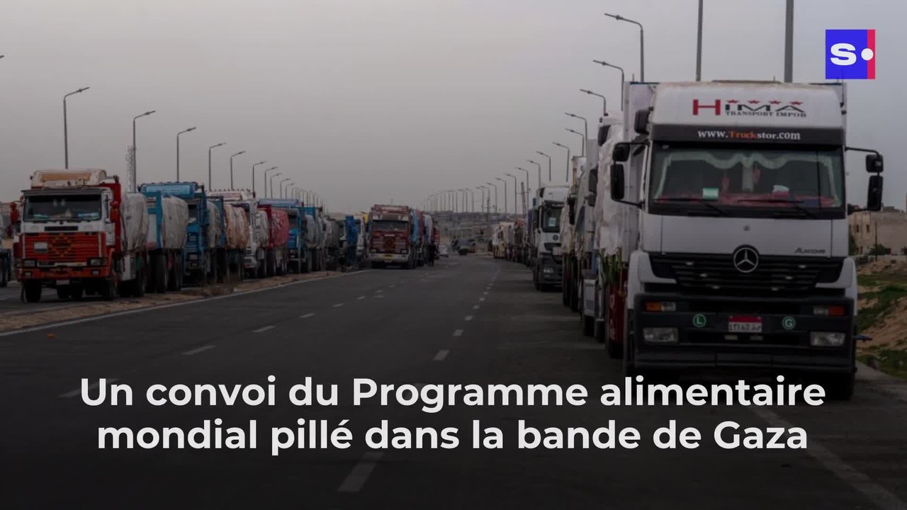 Un convoi du programme alimentaire mondial pillé dans la bande de Gaza