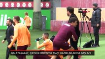 Galatasaray, Çaykur Rizespor maçı hazırlıklarına başadı