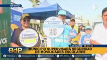 Movilidad escolar: Municipalidad de Los Olivos supervisará servicios para estudiantes