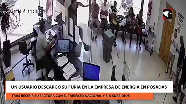 Un usuario descargó su furia en la empresa de Energía en Posadas