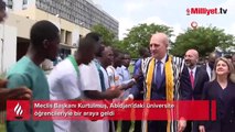 Meclis Başkanı Kurtulmuş, Abidjan’daki üniversite öğrencileriyle bir araya geldi