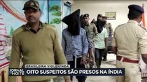 Brasileira violentada: oito suspeitos são presos na Índia