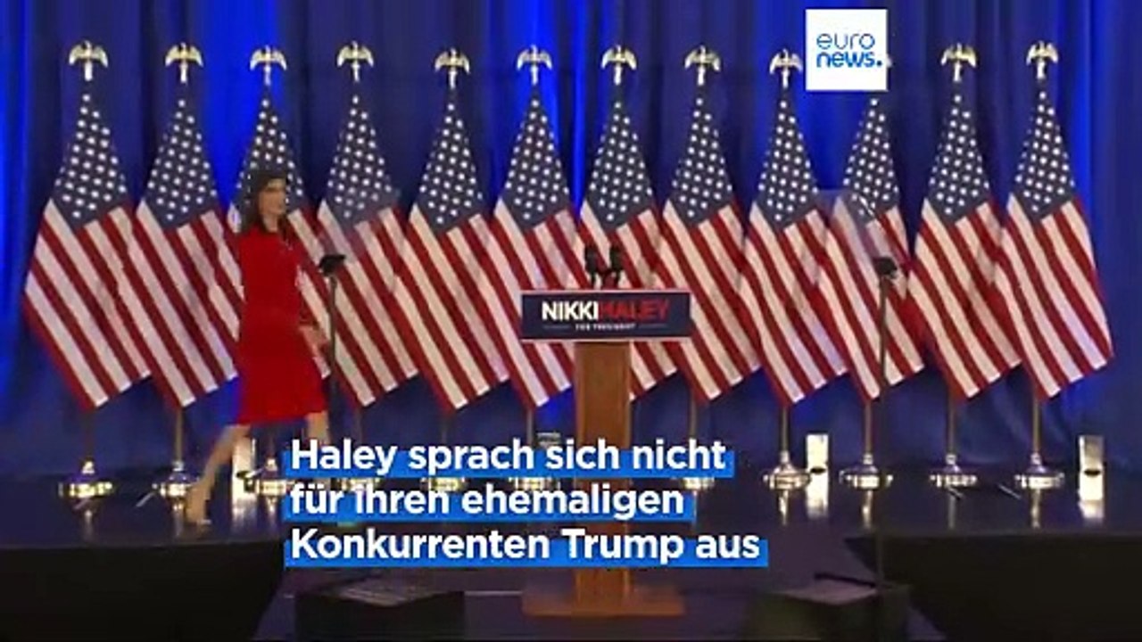 US-Republikaner: Nikki Haley zieht sich aus dem Rennen um Präsidentschaftskandidatur zurück