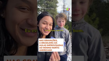 Garoto de 4 anos viraliza ao falar português com aulas de babá brasileira nos EUA: 'Mini gringo'