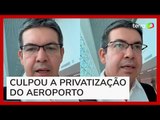 Randolfe Rodrigues perde evento com Lula e culpa privatização de Aeroporto