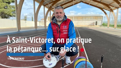 À Saint-Victoret, on pratique la pétanque… sur glace !