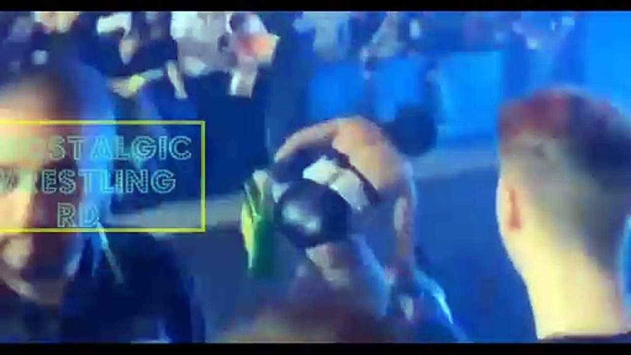 Rhea Ripley rolling a broken & hilarious damien priest after losing to cody rhodes at WWE Supershow