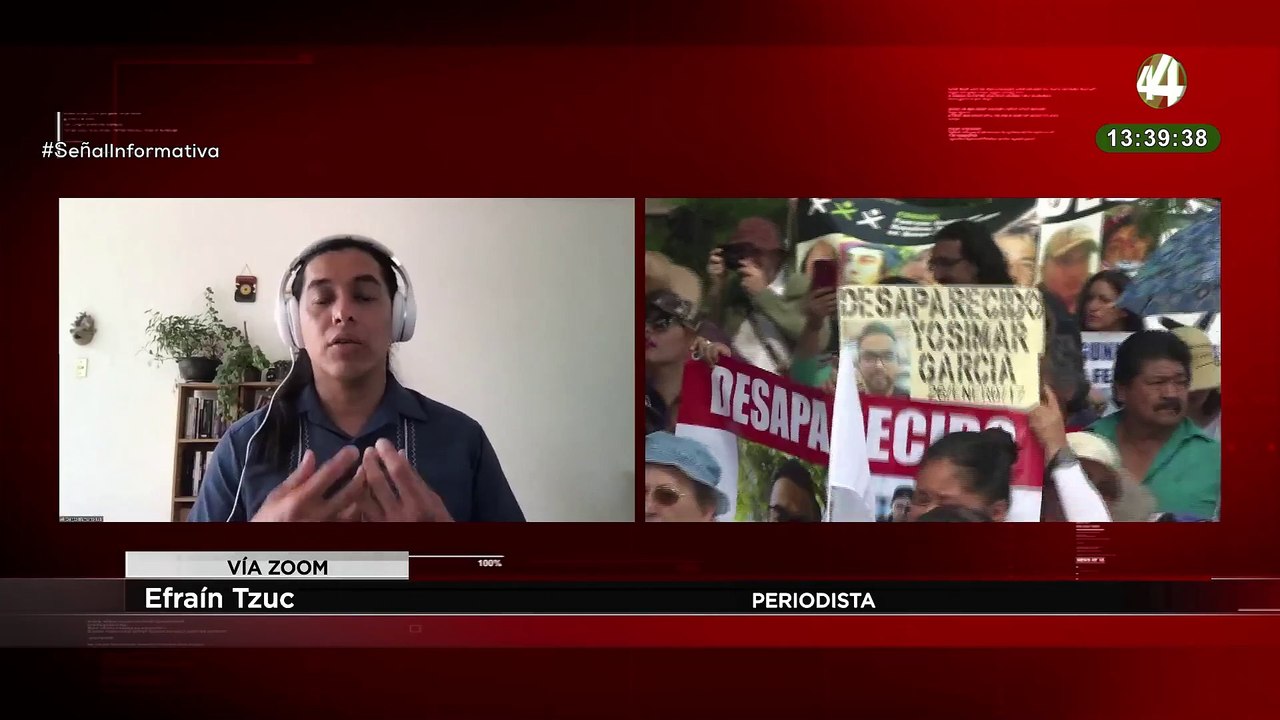 El periodista Efraín Tzuc habla de la investigación "A dónde van los desaparecidos"