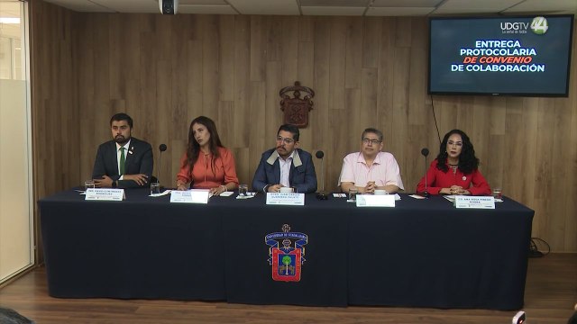 Firma convenios UdeG con colegios de profesionales para actualizar egresados