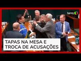 Deputado provoca tumulto e bate-boca ao acusar Silvio Almeida de ligação com o Comando Vermelho