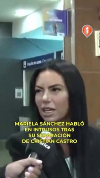 ¡Mariela Sánchez rompe el silencio sobre su ruptura con Cristian Castro!