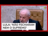 Lula faz referência a frase de Eduardo Bolsonaro em discurso no STF