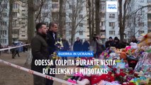 Odessa, attacco russo a 150 metri dal convoglio di Zelensky e Mitsotakis