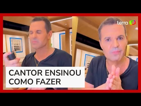 Eduardo Costa publica tutorial de maquiagem e novo visual chama a atenção nas redes sociais