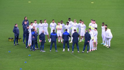 Brighton train at Stadio Olimpico ahead of Roma UEL last 16 first leg