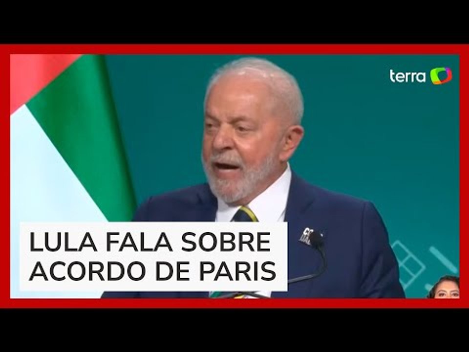 COP28: Lula afirma que a meta do Acordo de Paris é 'insuficiente'