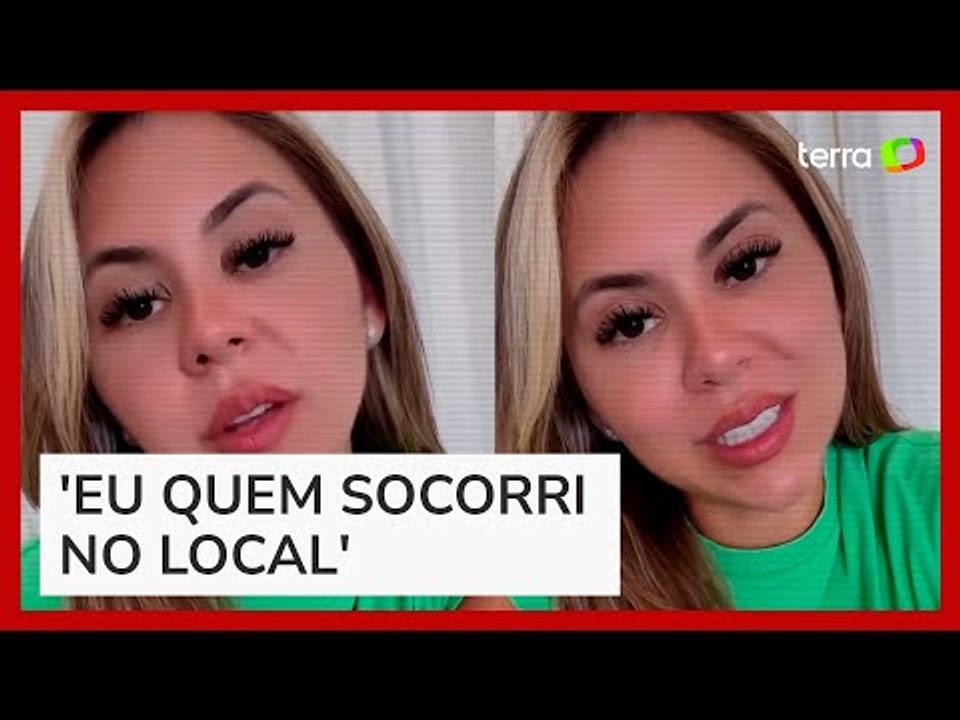 Esposa de Zé Neto revela que ajudou nos primeiros socorros após cantor bater contra carreta