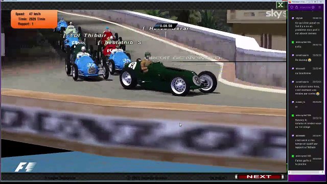 F1Legacy S1 - 1951 - GP de Monaco 5/10 - qualifs & courses - rFactor IA league