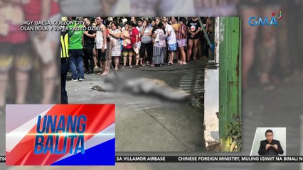 Lalaki, patay sa pamamaril | UB