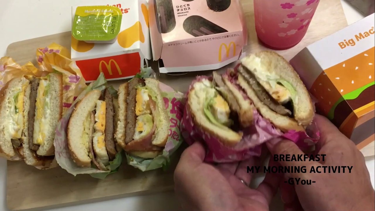 マクドナルドでてりたまバーガー全種類買って来ました♪