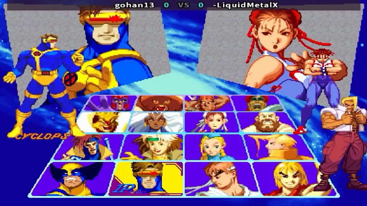 X-Men Vs. Street Fighter - gohan13 vs -LiquidMetalX