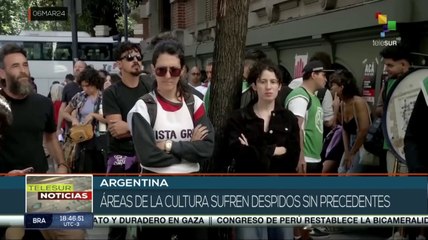 Sector cultura rechaza despidos impulsados por el gobierno de Milei