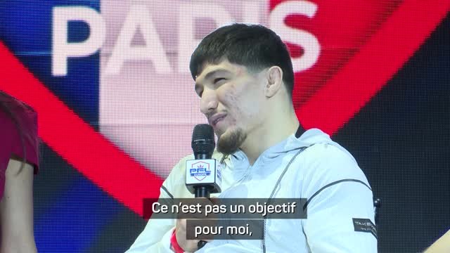 Poids mi-moyens - Chamsoudinov : Doumbè ? Ce n'est qu'une étape dans ma carrière