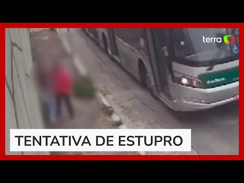 Motorista de ônibus e passageiros salvam mulher e impedem tentativa de estupro em SP