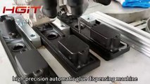 Lock shell sealing strip dispensing machine,pu foam gasket machine
