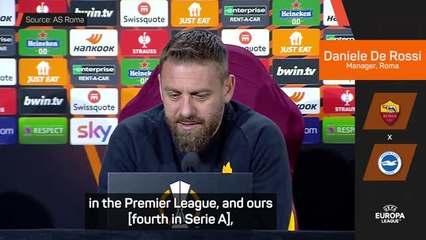 De Zerbi leaving 'recognisable mark around the world' - De Rossi
