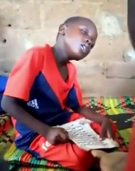 Sleepy Learning Kid Tries To Outsmart His Teacher