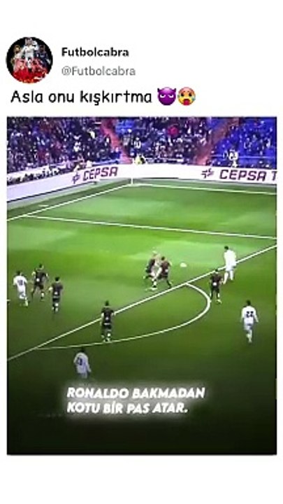 Kışkırtılmiş Ronaldo  #ronaldo #football