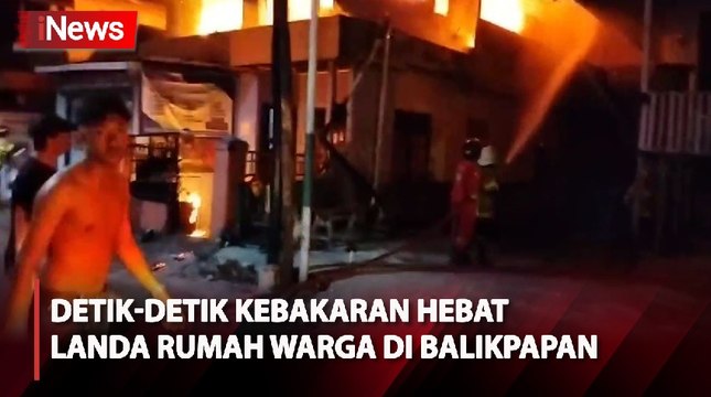 Diduga Korsleting Listrik, 1 Rumah Warga di Balikpapan Ludes Terbakar