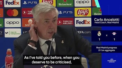 Real Madrid 'deserved' to be booed by fans - Ancelotti