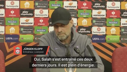 Liverpool - Klopp se réjouit du retour de Salah