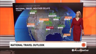 Storms expected to cause Thursday travel delays
