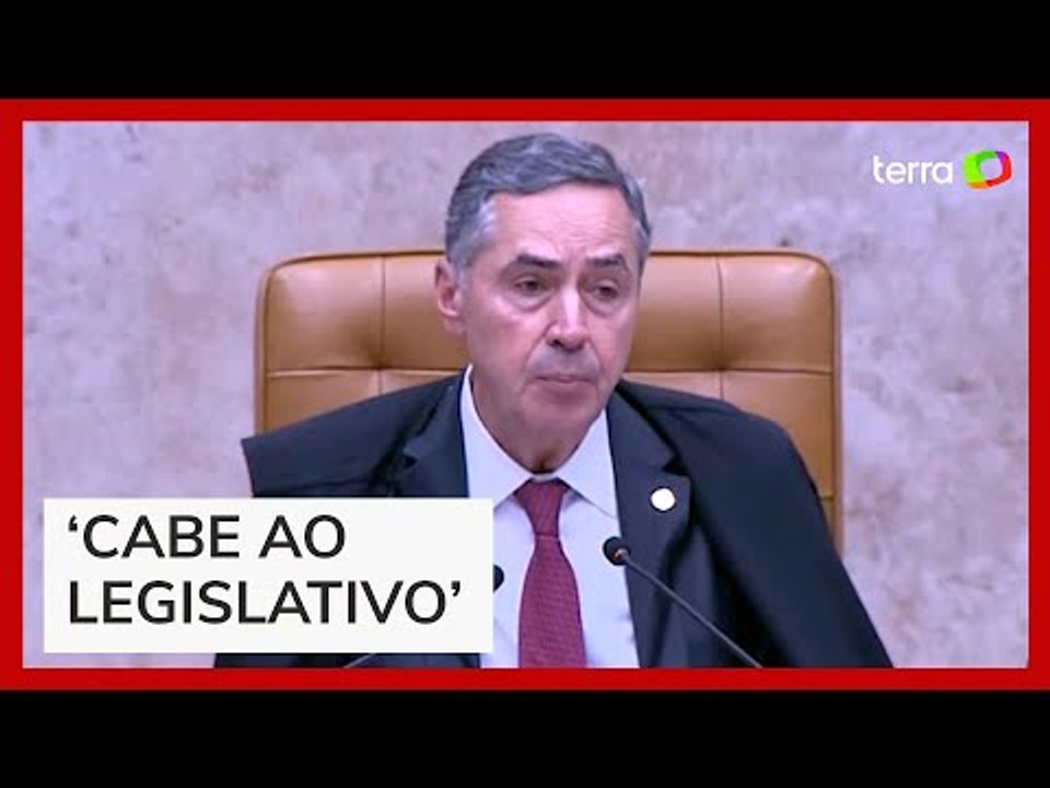 Barroso afirma que legalização das drogas não está sendo discutida no STF