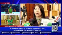 Caso ‘Mochasueldos’: Pleno suspende votación del informe final contra María Cordero por fallas en sistema