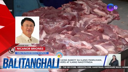 Mataas na presyo ng karneng baboy sa ilang pamilihan, ipinagtataka ng hog farmers at ilang nagtitinda | BT