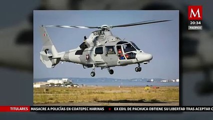 Helicóptero de la marina se desploma dejando tres muertos