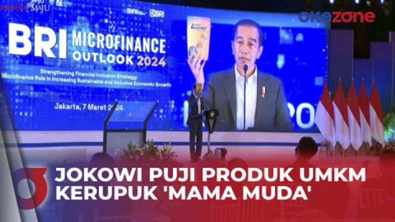 Jokowi Puji Produk UMKM Kerupuk 'Mama Muda': Nama Itu Bagus Sekali