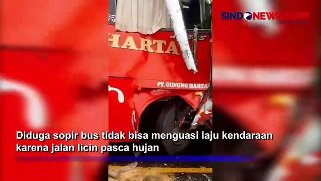 Kecelakaan di Pantura Situbondo, Bus Gunung Harta Adu Banteng dengan Truk Fuso