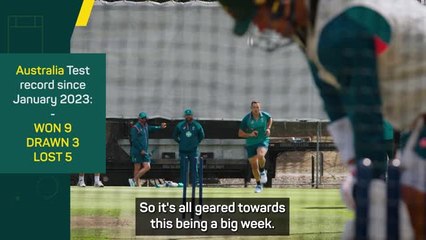 Download Video: Australia prepares for 'one final push' in Test season finale