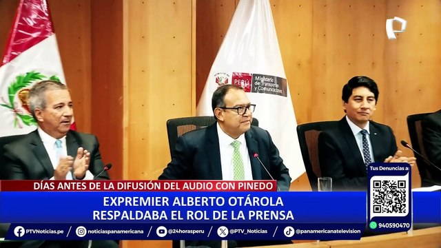 Alberto Otárola: el doble discurso del expremier contra la prensa tras la revelación de audios