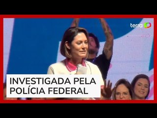 Michelle Bolsonaro ironiza investigação da PF e diz que vai lançar marca ‘Mijoias’