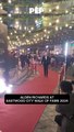 Alden Richards at the Eastwood City Walk of Fame 2024 red carpet